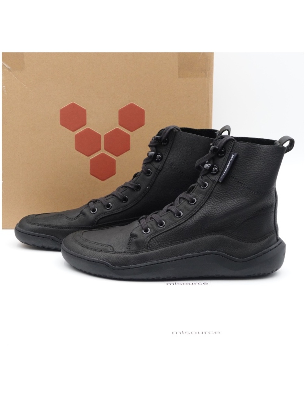 NEW Women's Vivobarefoot Gobi Leather Barefoot Boots 203431-01 Black